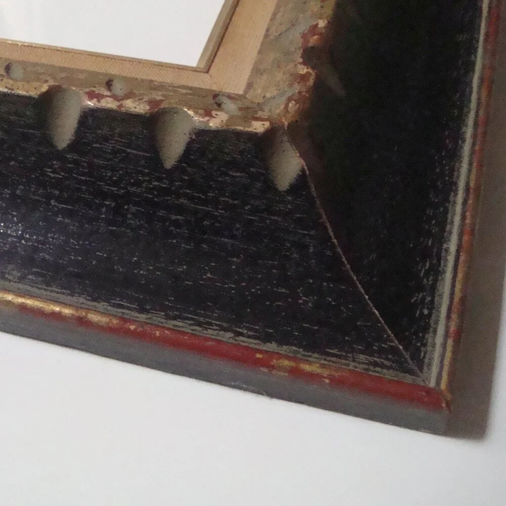 Late 60s Custom Wood Picture Frame Vintage